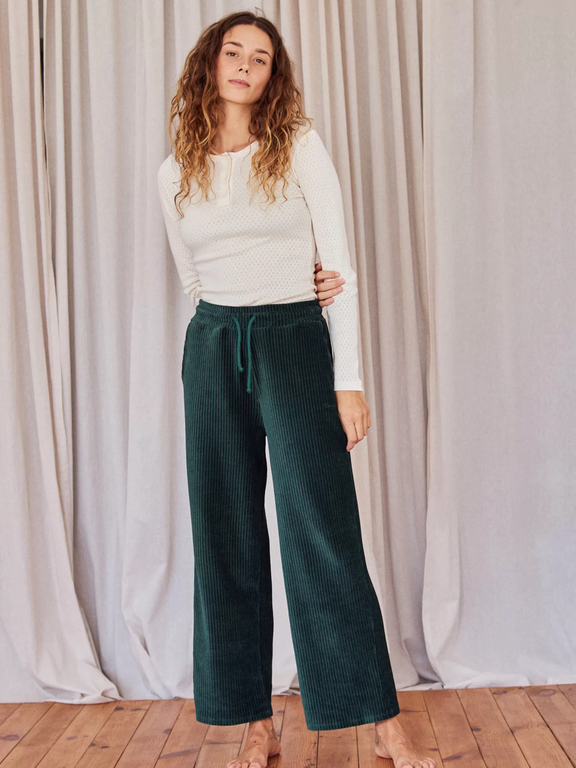 Loungewear*TWOTHIRDS Abruka Dunkelgrun