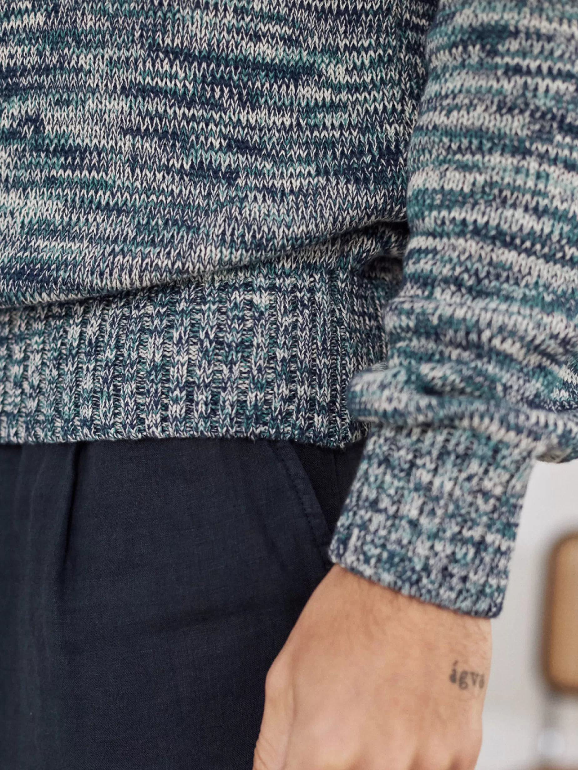 Strick*TWOTHIRDS Beliche Blaue Melange