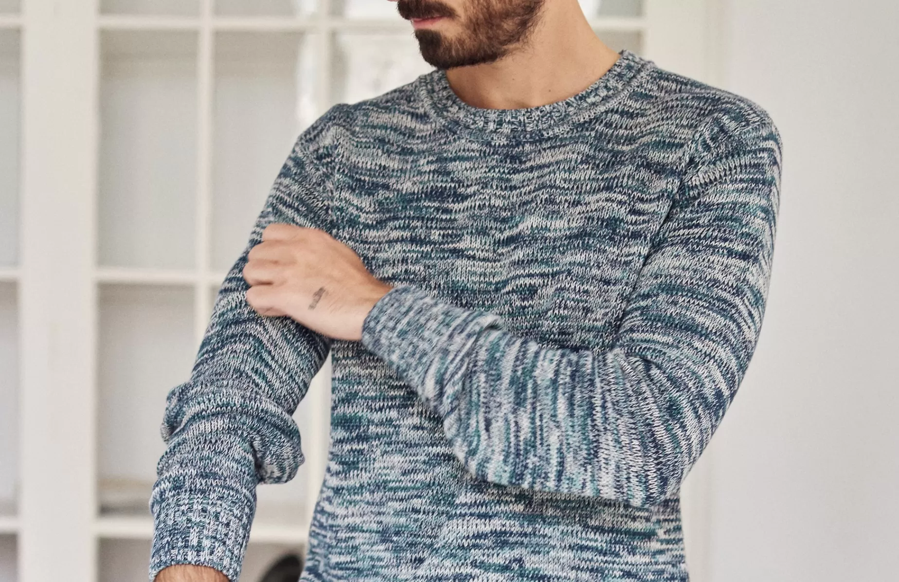 Strick*TWOTHIRDS Beliche Blaue Melange
