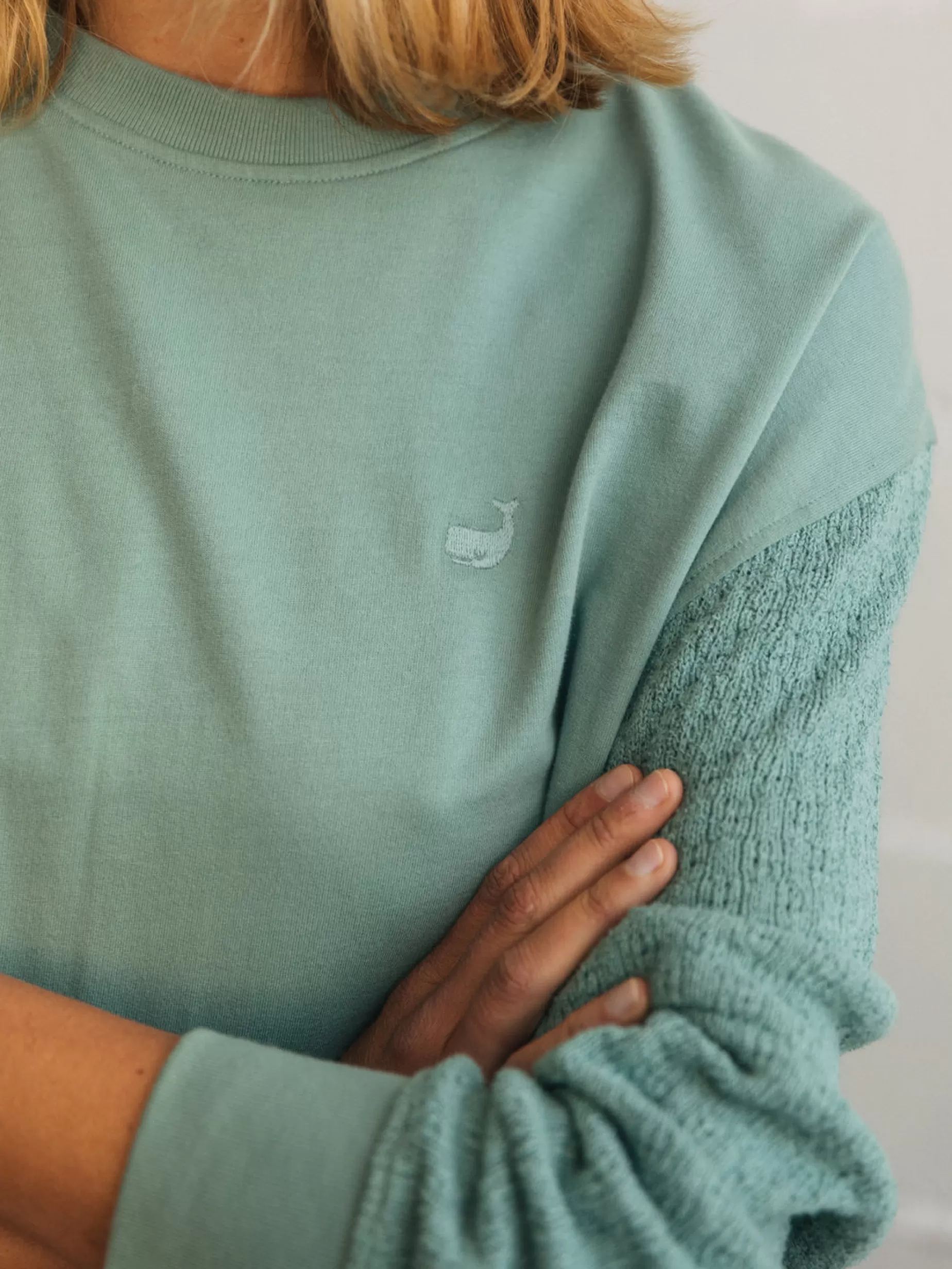 Sweatshirts*TWOTHIRDS Bennett Sanftes Grun