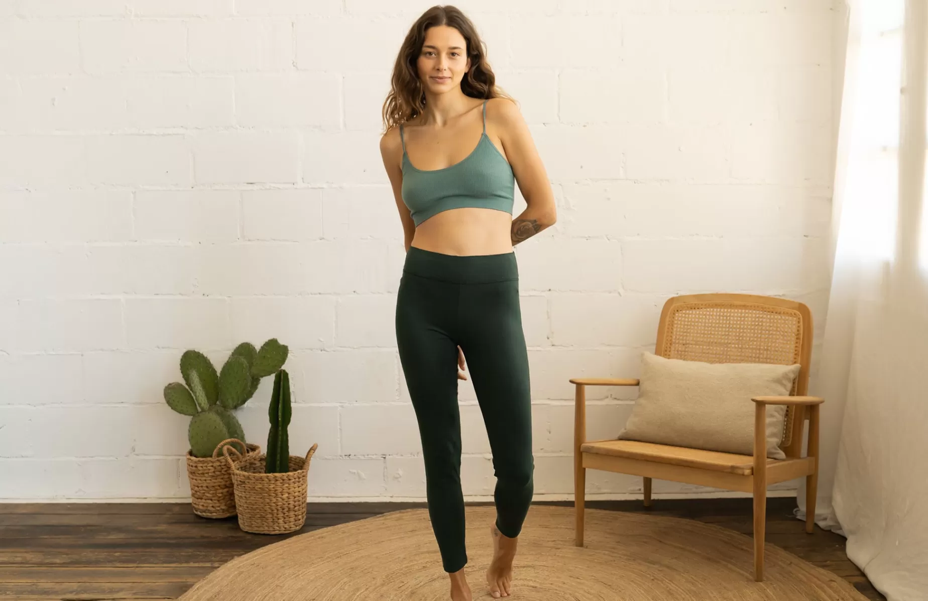 Loungewear*TWOTHIRDS Beqa Dunkelgrun