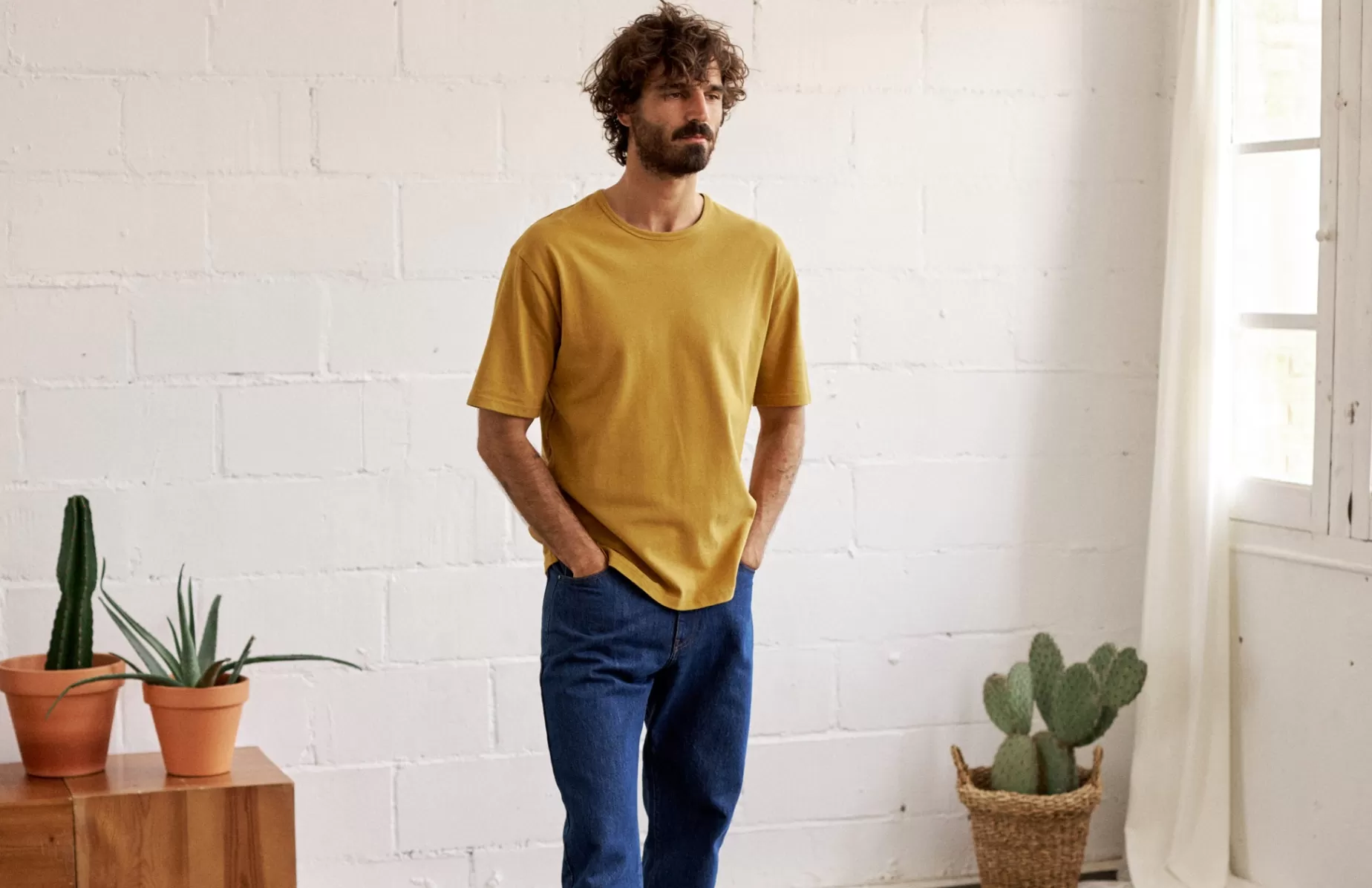 T-Shirts*TWOTHIRDS Bowden Senf