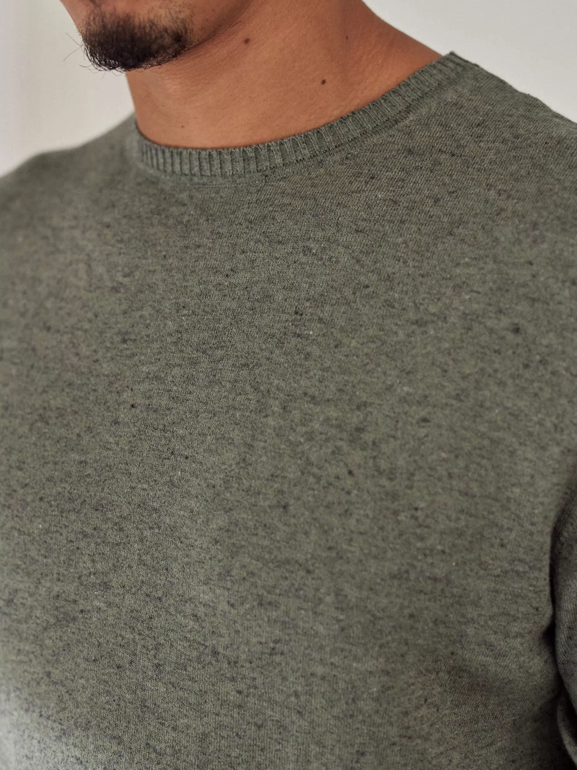 Strick*TWOTHIRDS Canide Khaki-Melange