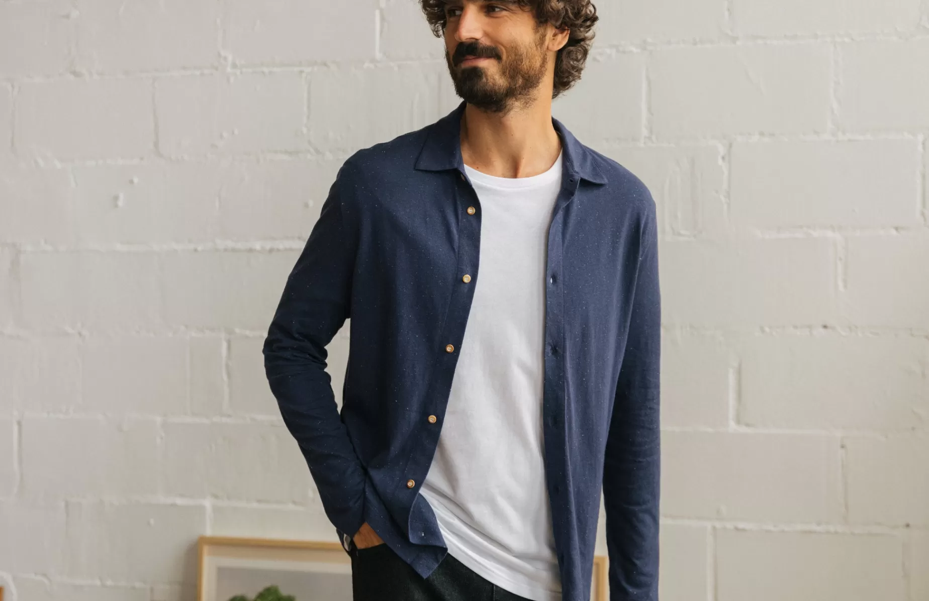 Hemden*TWOTHIRDS Dalice Navy Blau
