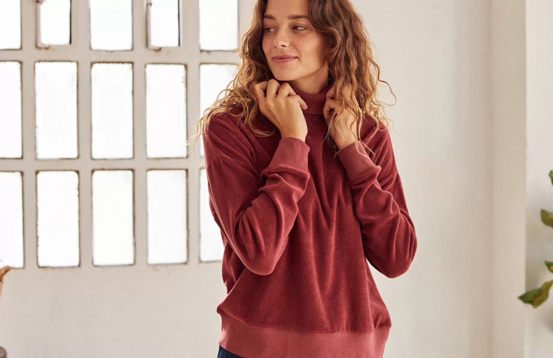 Sweatshirts*TWOTHIRDS Dundee Rouge