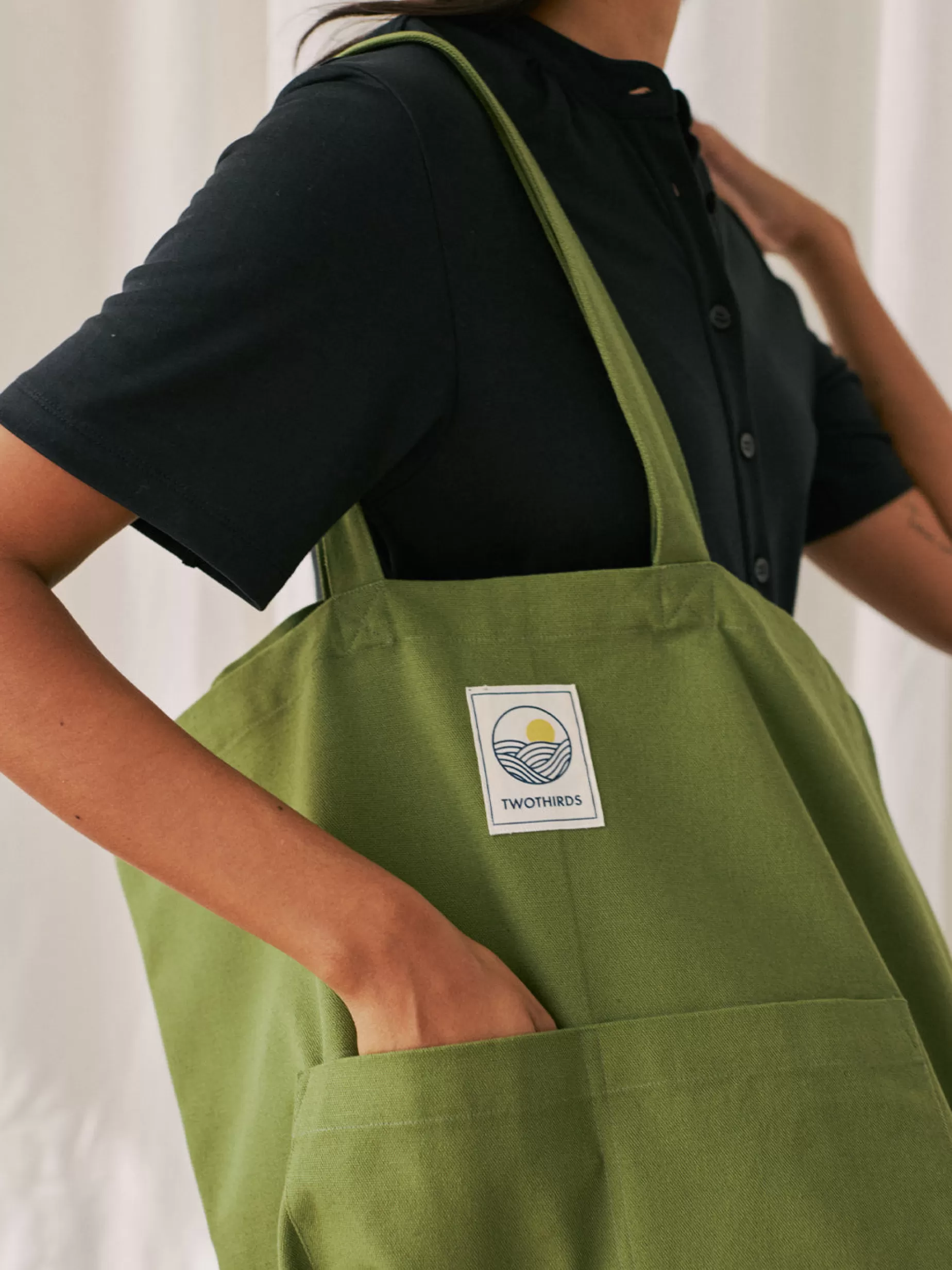 Taschen*TWOTHIRDS Einfache Tragetasche Khaki