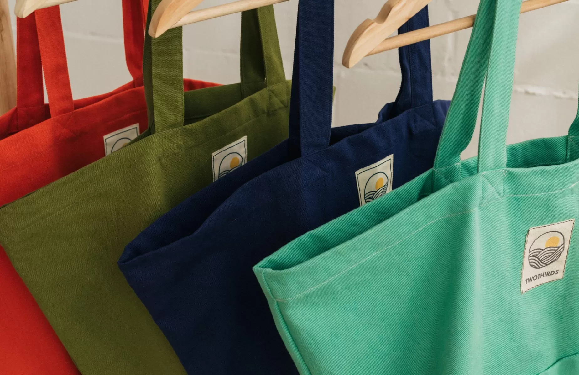 Taschen*TWOTHIRDS Einfache Tragetasche Entengrun