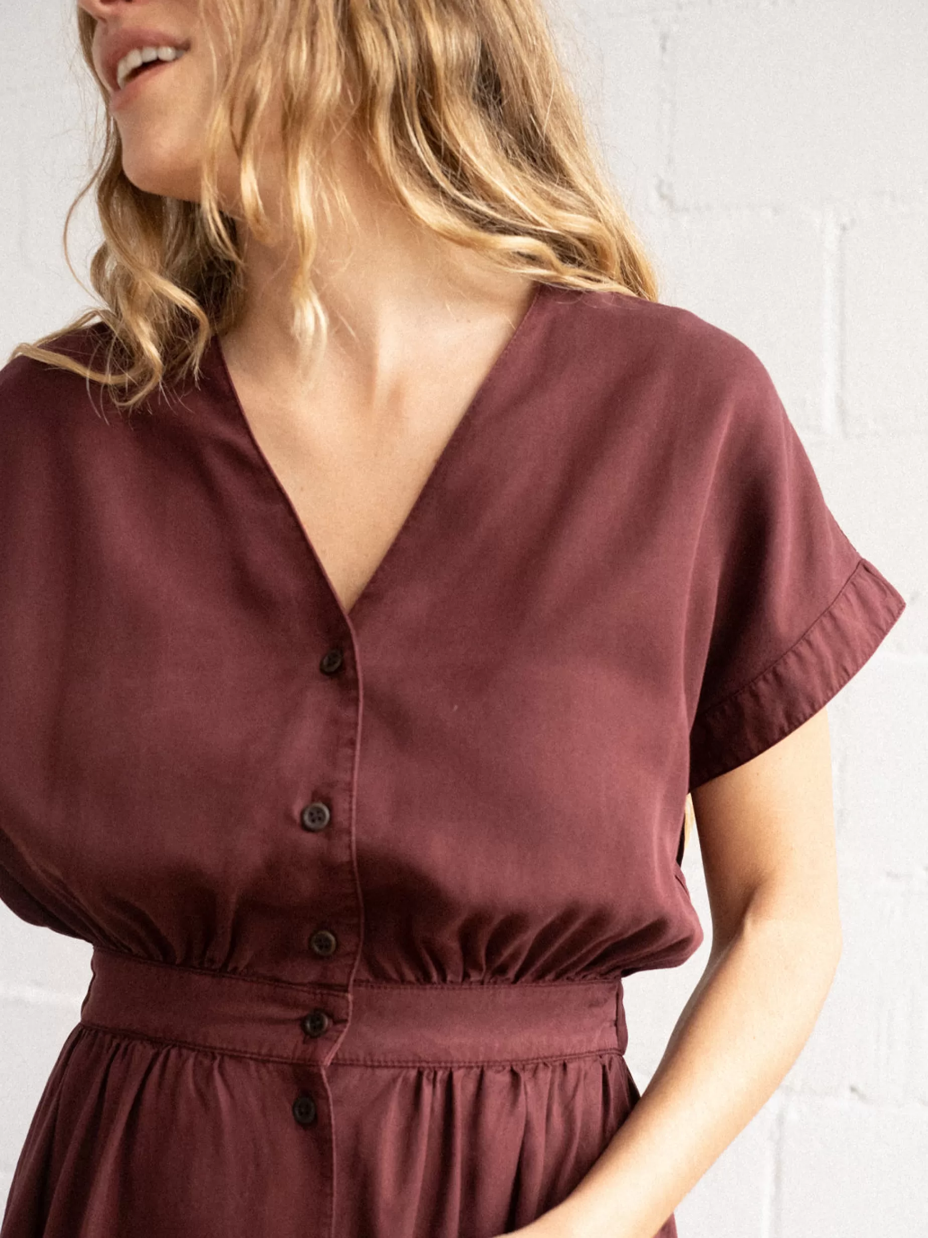 Kleider*TWOTHIRDS Folegandros Madden Brown
