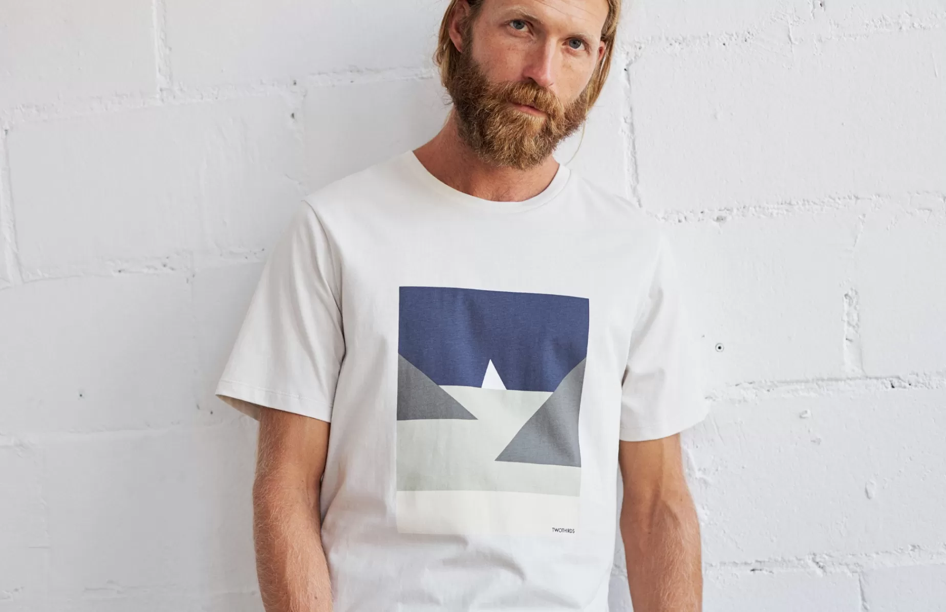 T-Shirts*TWOTHIRDS Gozini Austerngrau