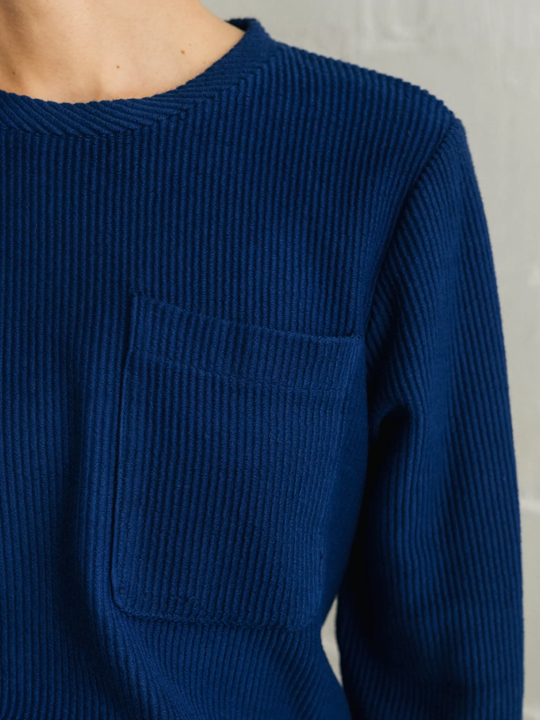 Sweatshirts*TWOTHIRDS Janus Kobaltblau