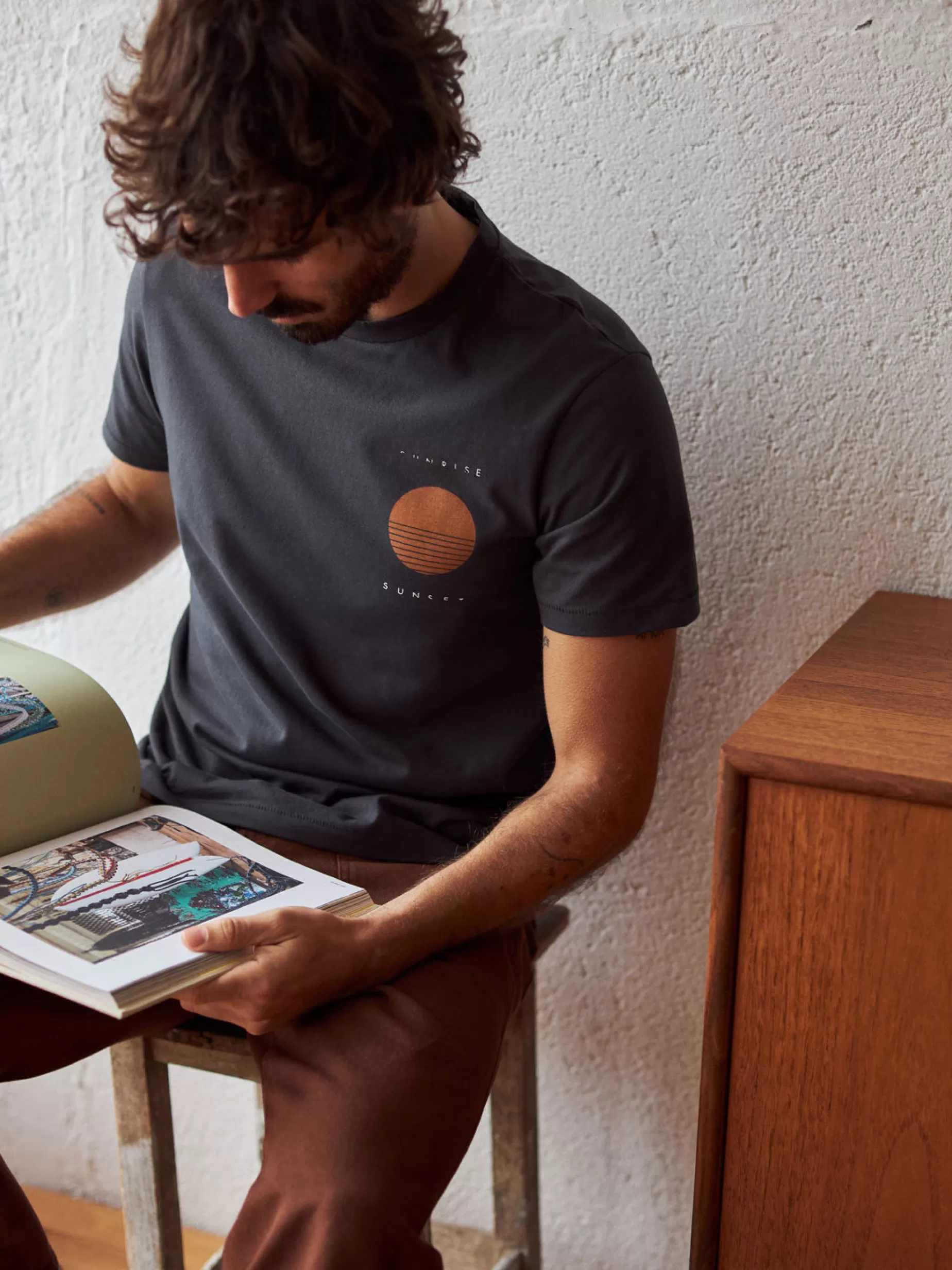 T-Shirts*TWOTHIRDS Killingq Dunkler Sand