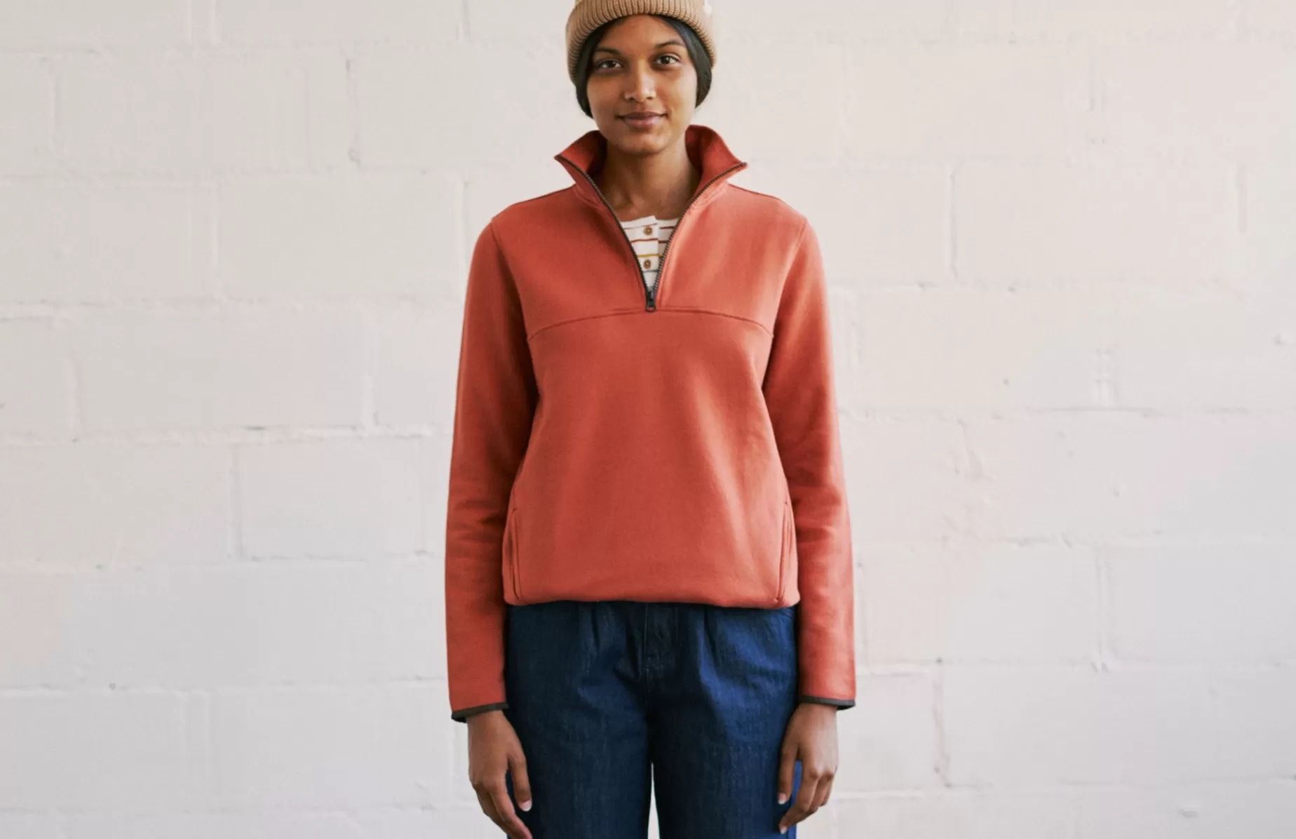 Sweatshirts*TWOTHIRDS Kirton Gebrannter Ton