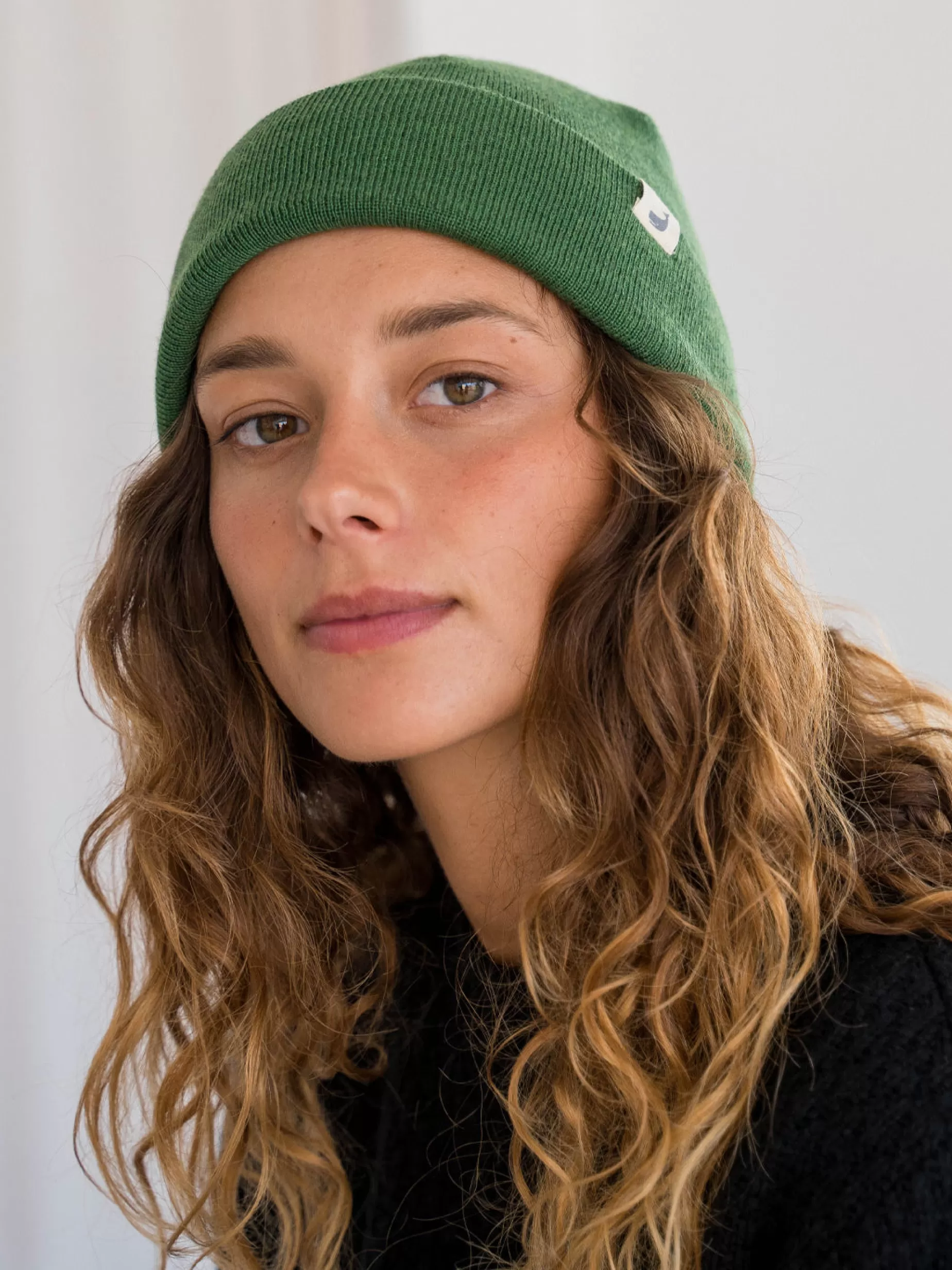 Kopfbedeckung*TWOTHIRDS Merino-Mutze Fur Damen Grun