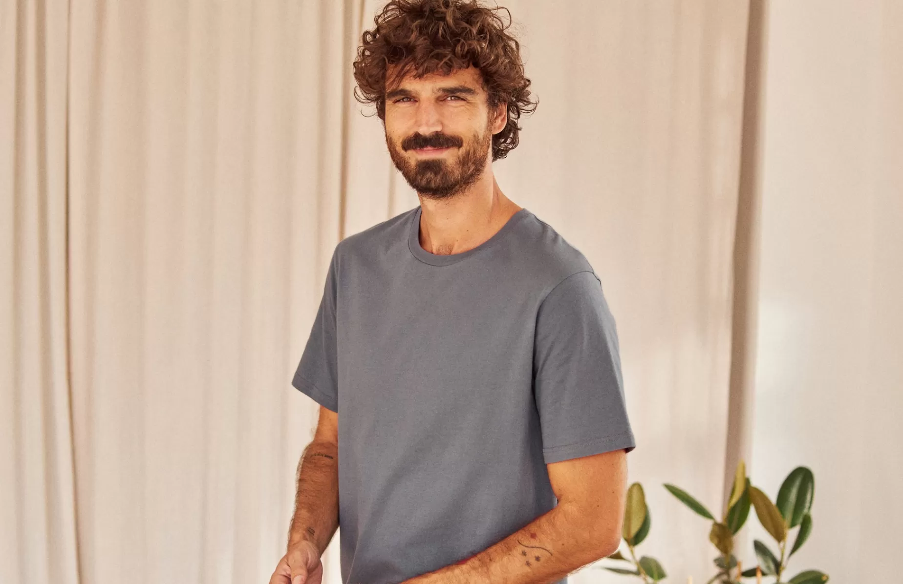 T-Shirts*TWOTHIRDS Monothaki Sturmisches Blau