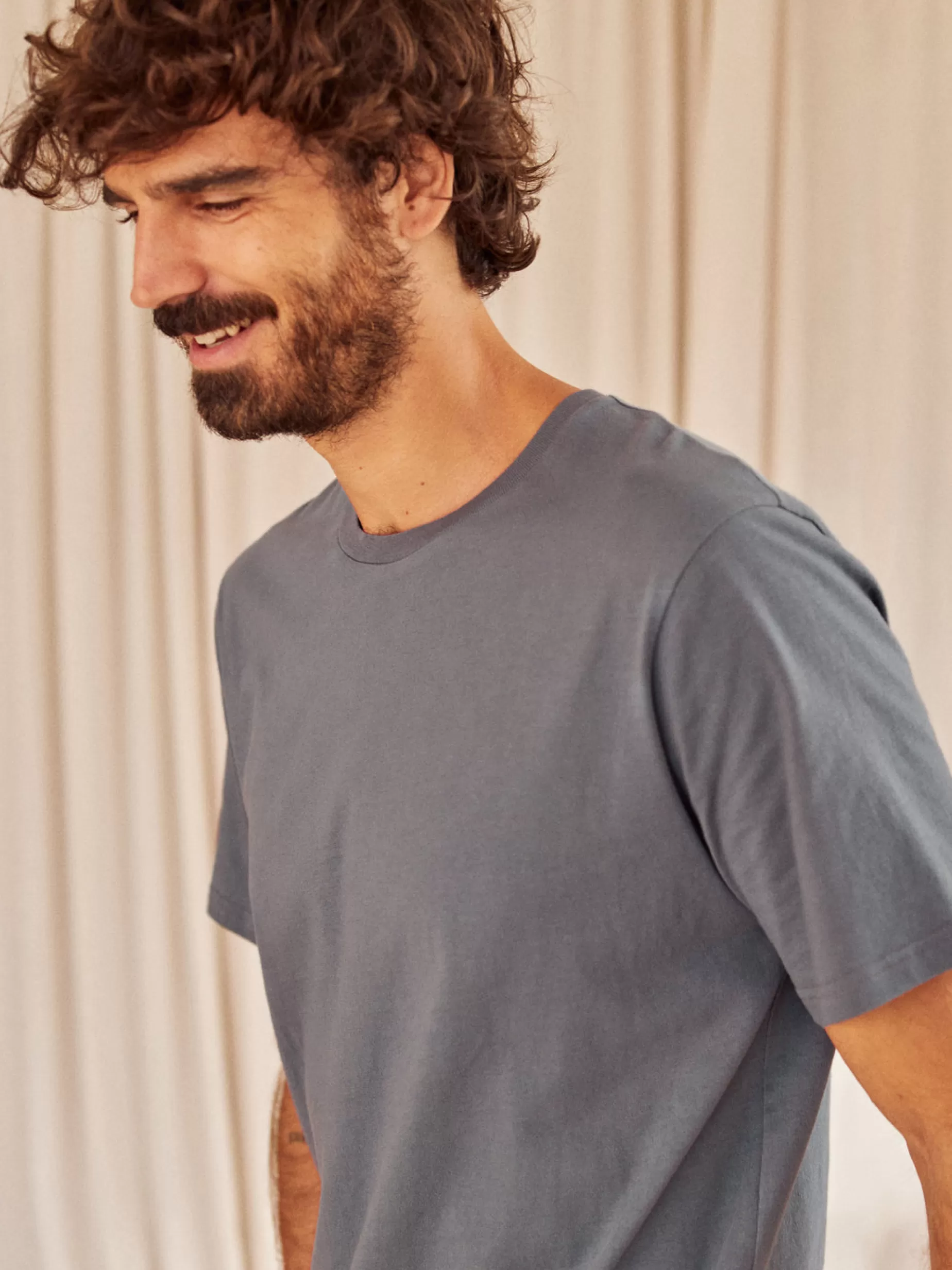 T-Shirts*TWOTHIRDS Monothaki Sturmisches Blau
