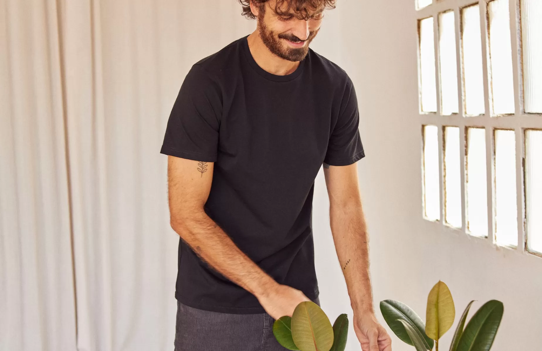 T-Shirts*TWOTHIRDS Monothaki Schwarz