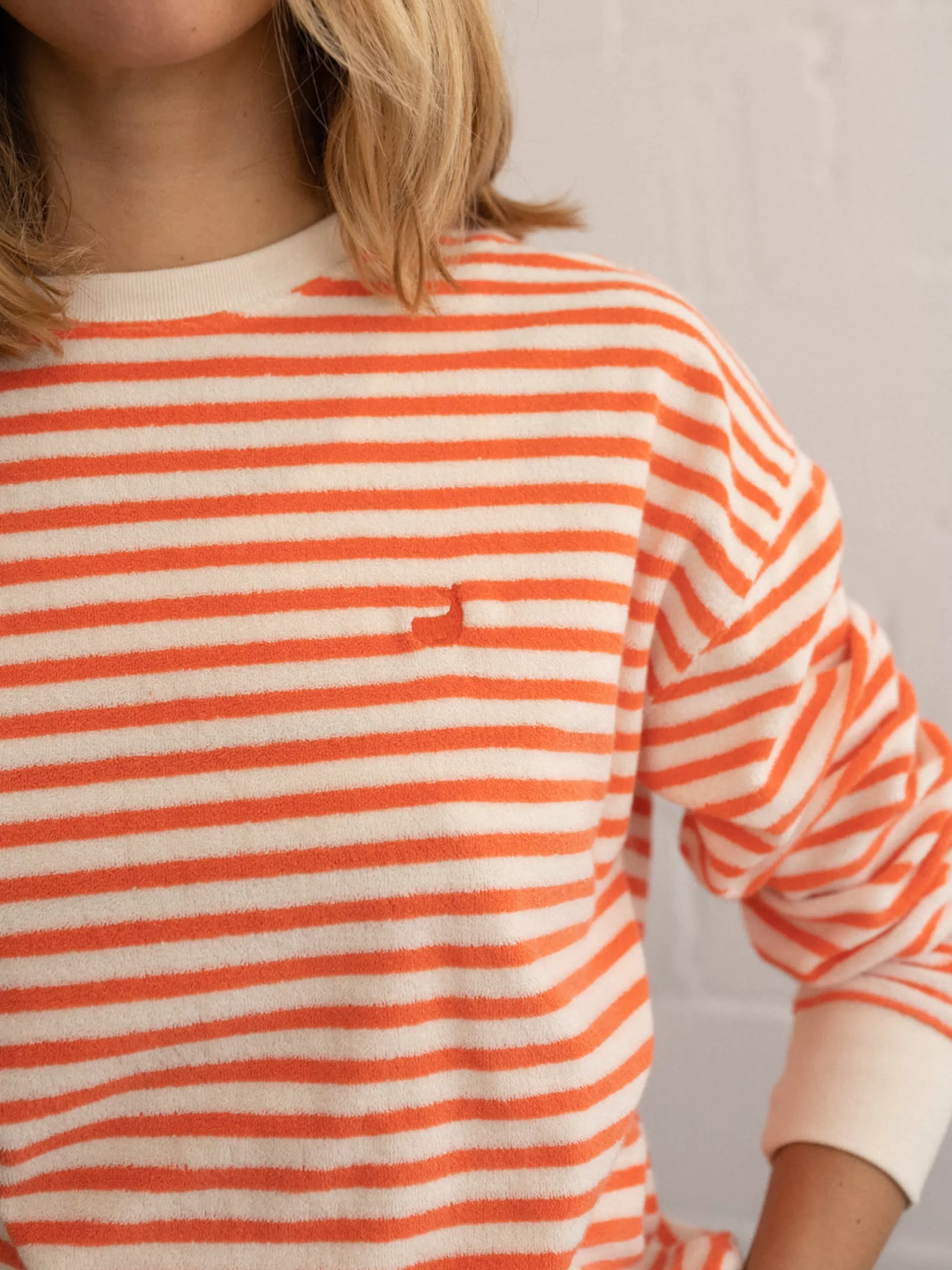 Sweatshirts*TWOTHIRDS Name Mandarinenstreifen
