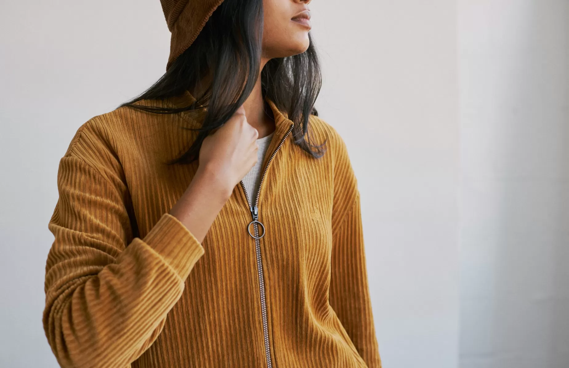 Sweatshirts*TWOTHIRDS Rahmen Goldbraun