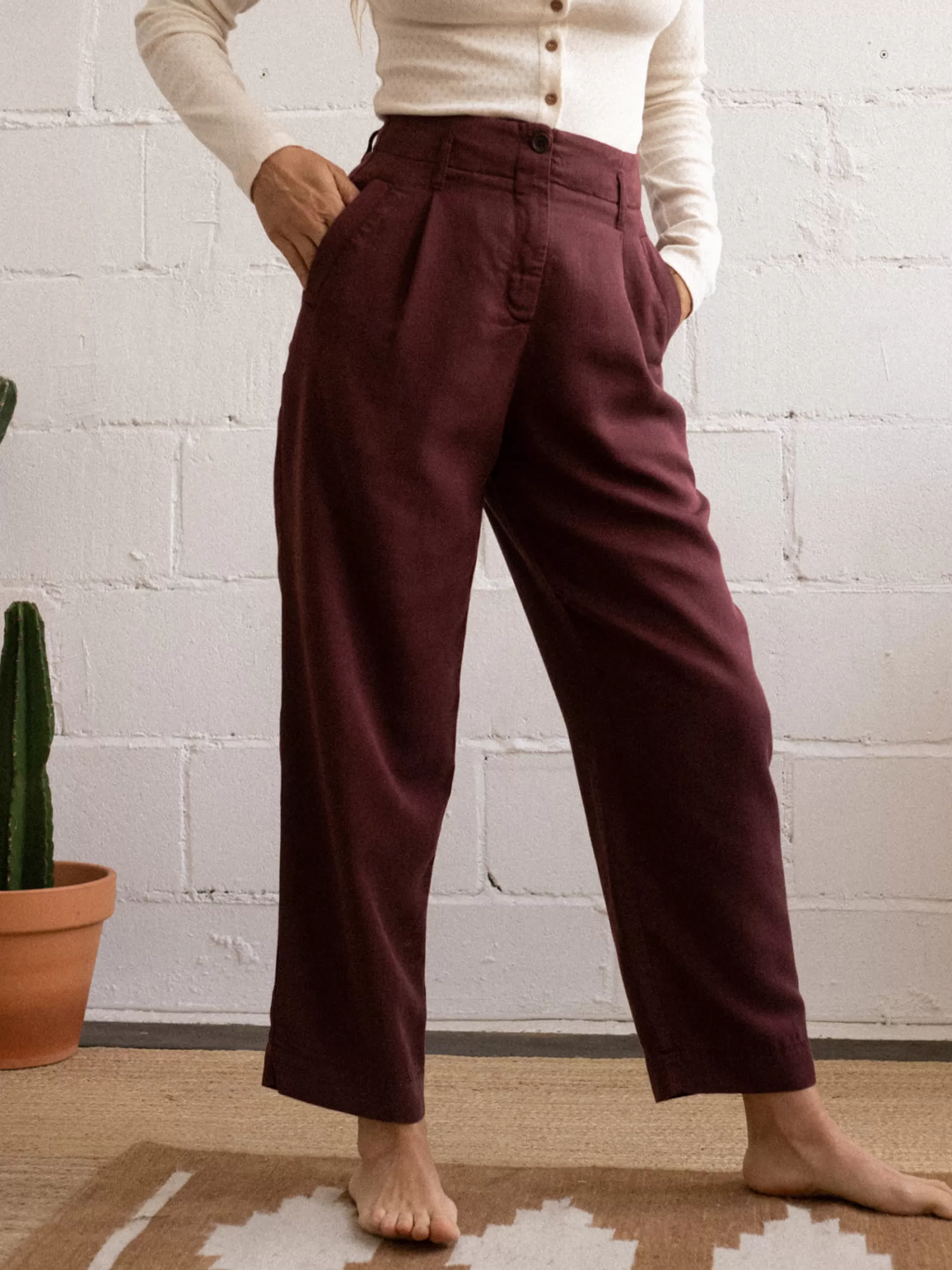 Hose*TWOTHIRDS San Giulio Madden Brown