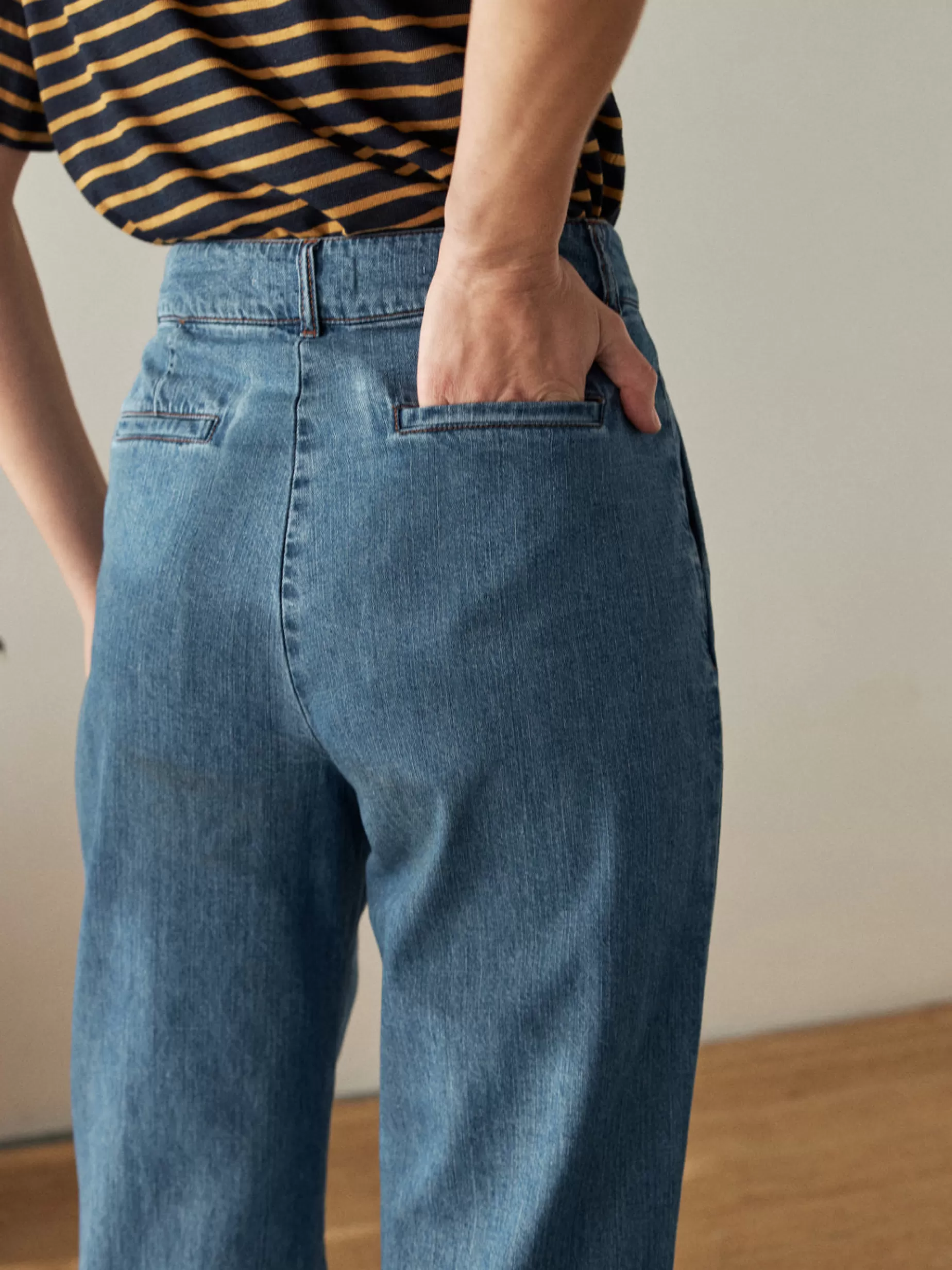 Hose*TWOTHIRDS Sonsorol Mittelblau