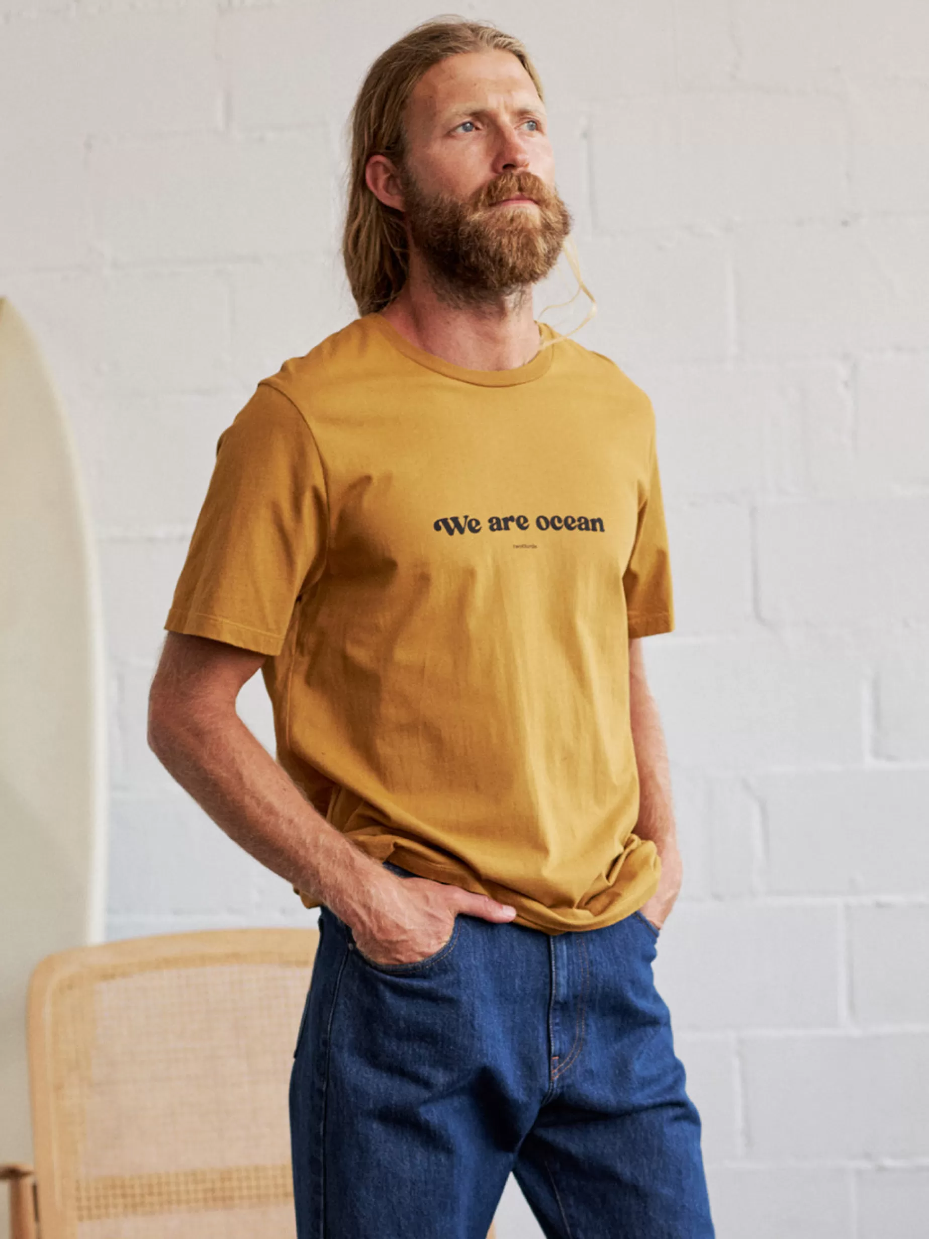 T-Shirts*TWOTHIRDS Spilsby Goldbraun