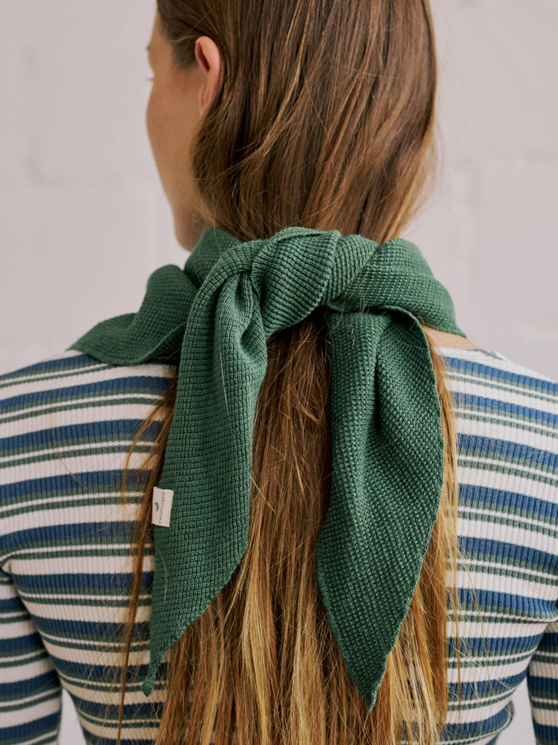 Krawatten*TWOTHIRDS Strickschal Grun
