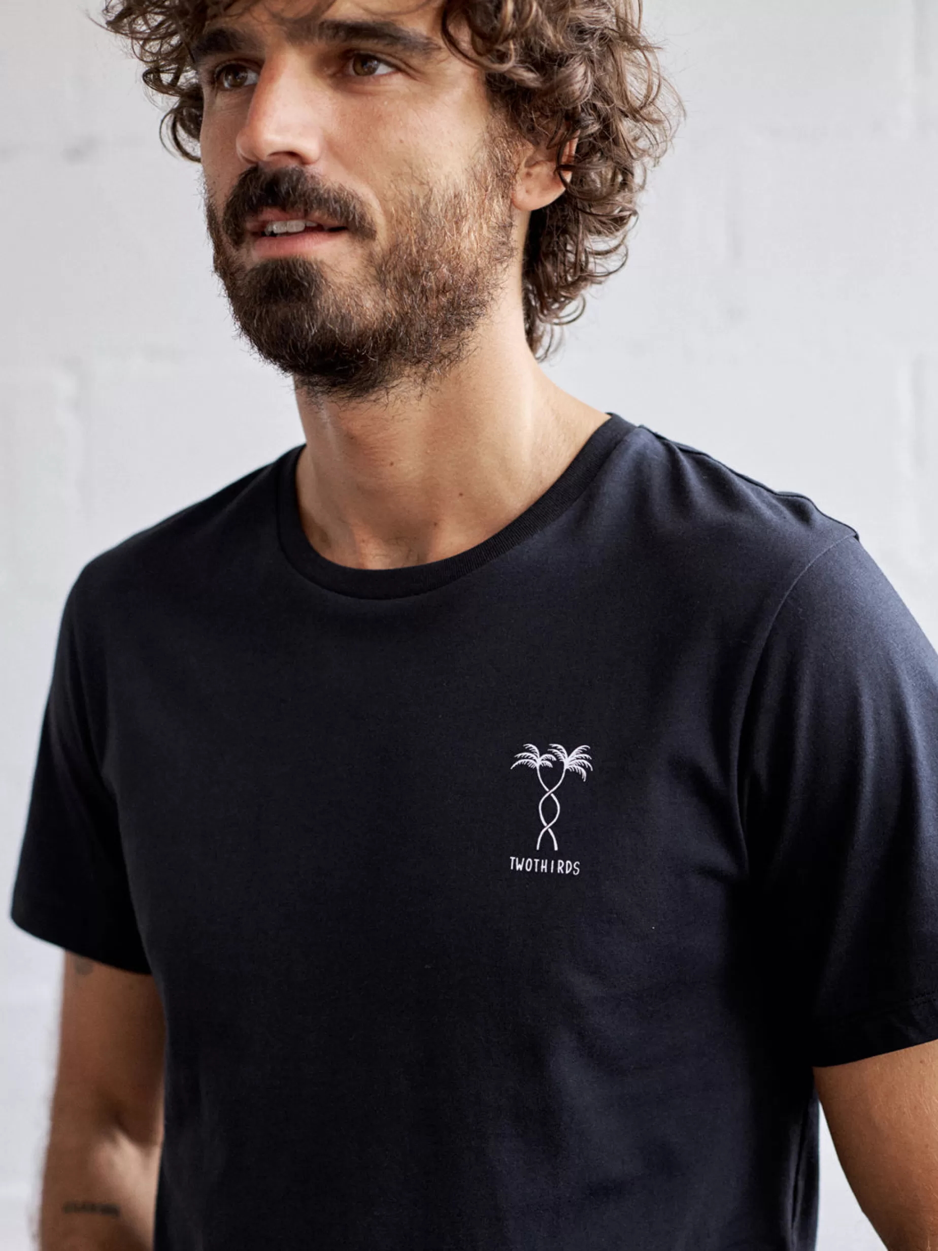 T-Shirts*TWOTHIRDS Swains Schwarz