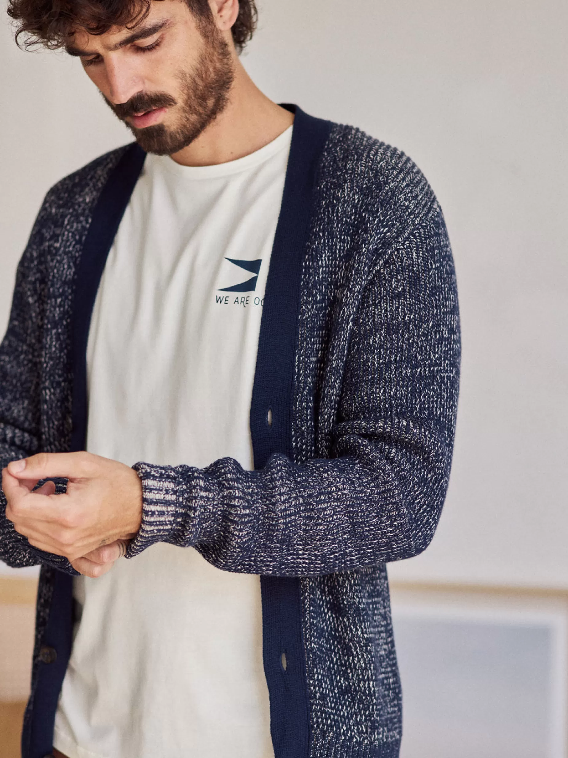 Strick*TWOTHIRDS Traba Navy Blau