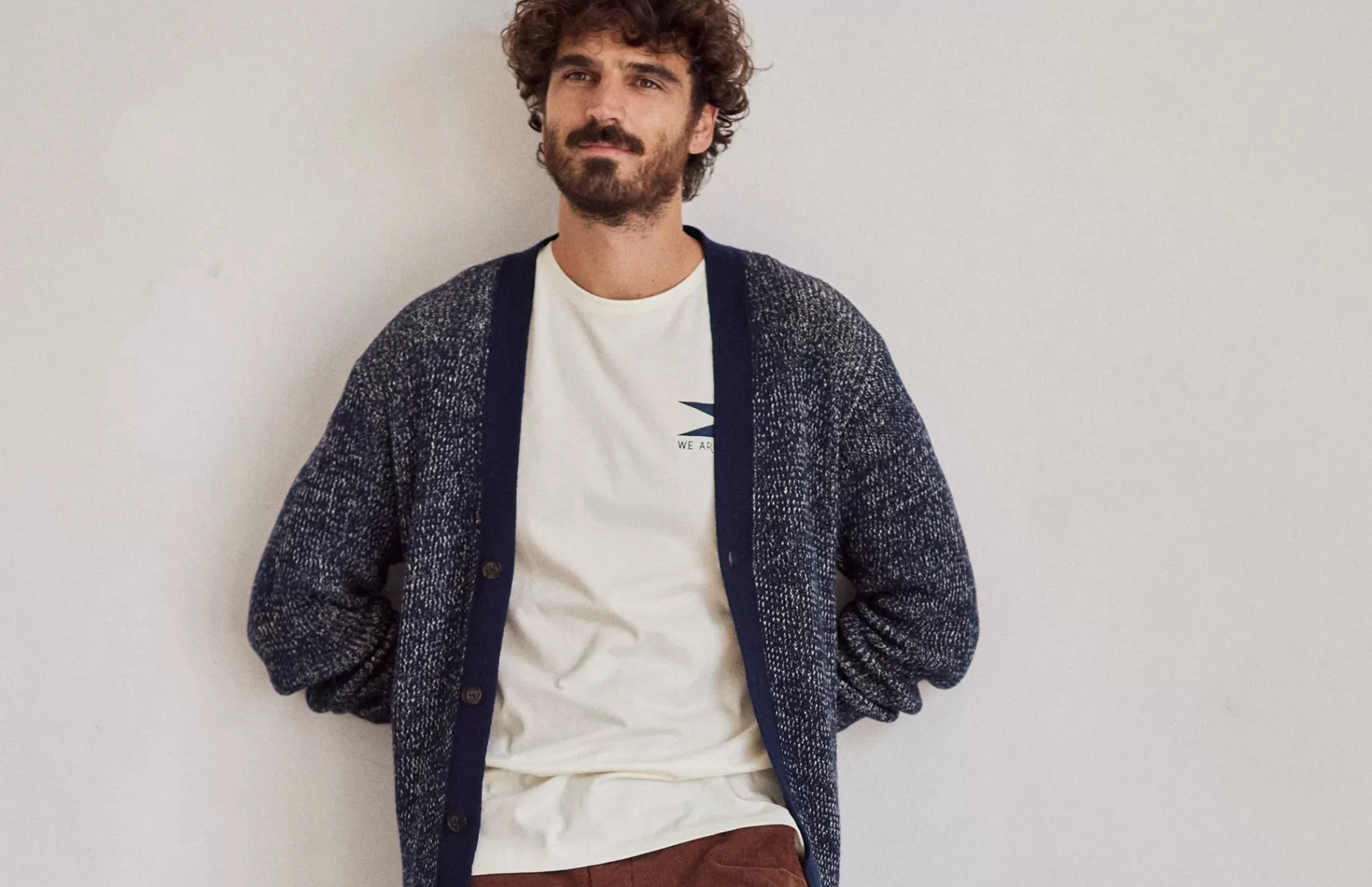 Strick*TWOTHIRDS Traba Navy Blau