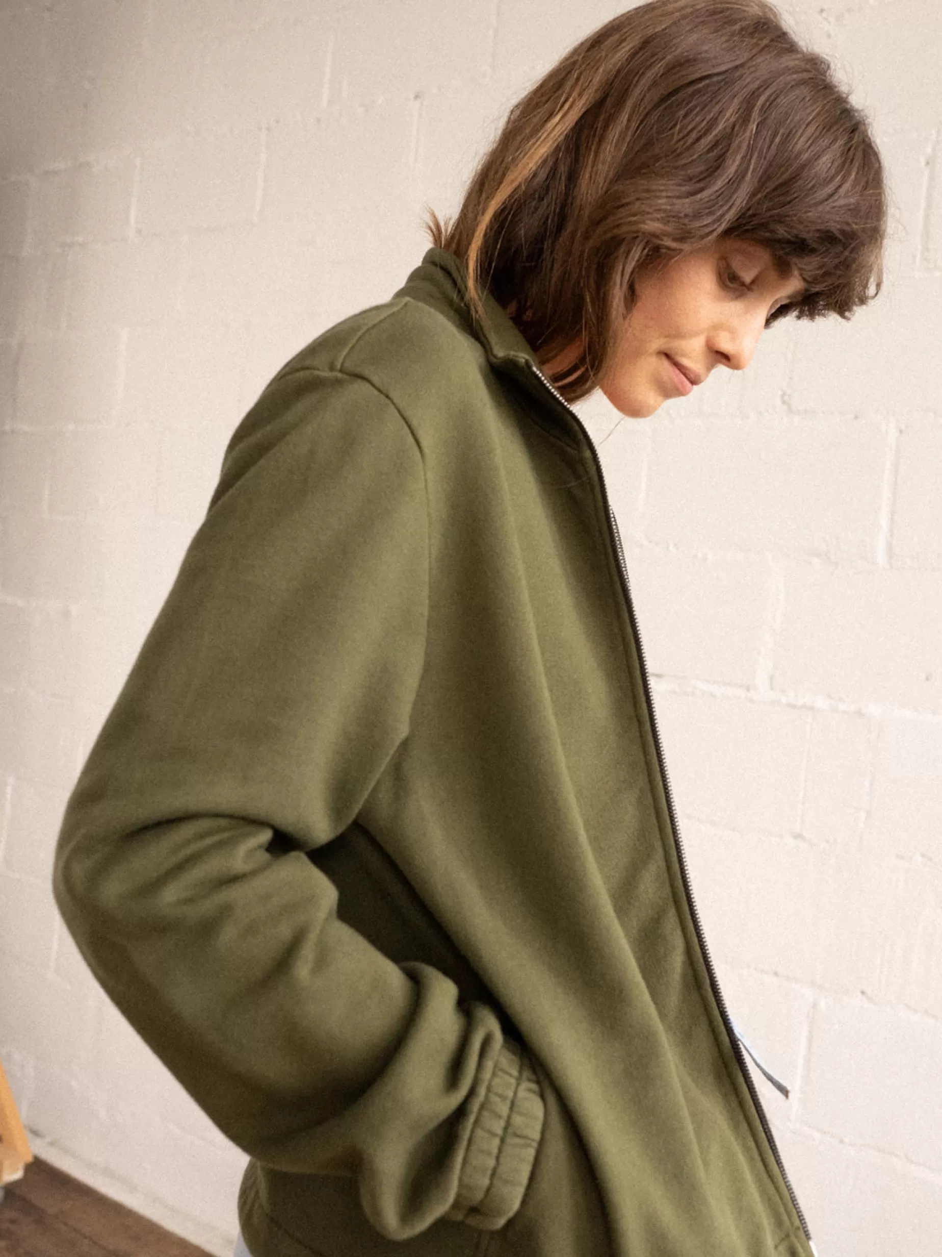 Sweatshirts*TWOTHIRDS Wyck Palmer Green