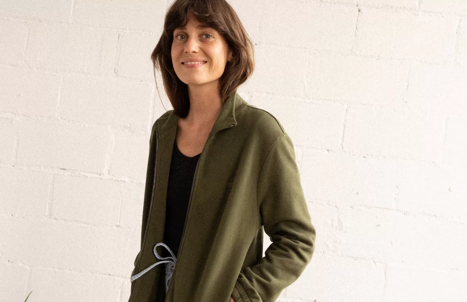 Sweatshirts*TWOTHIRDS Wyck Palmer Green