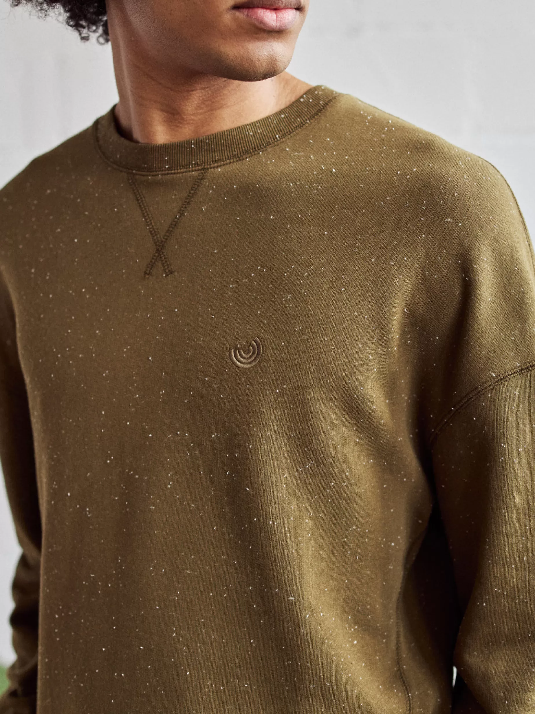 Sweatshirts*TWOTHIRDS Ziegler Dunkles Oliv
